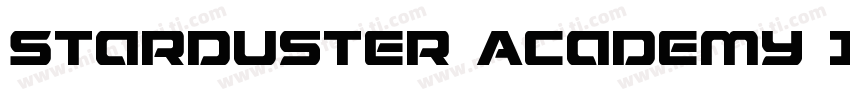 Starduster Academy I字体转换